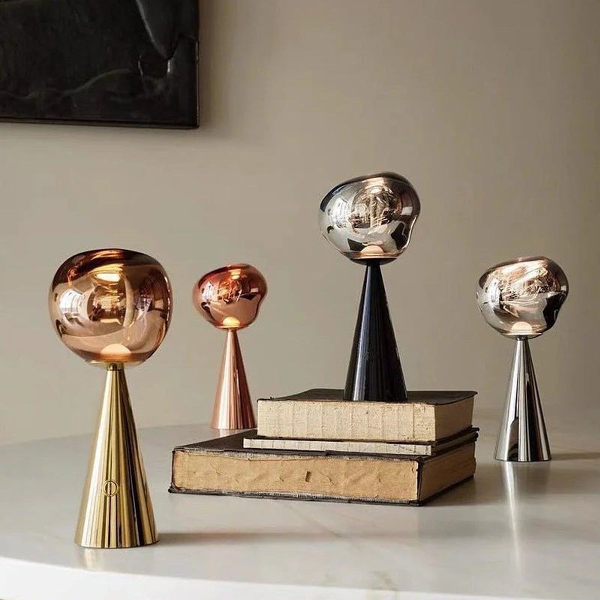 Melt Portable Dimmable Led Table Lamp - Modern Nordic Bedside Lamp