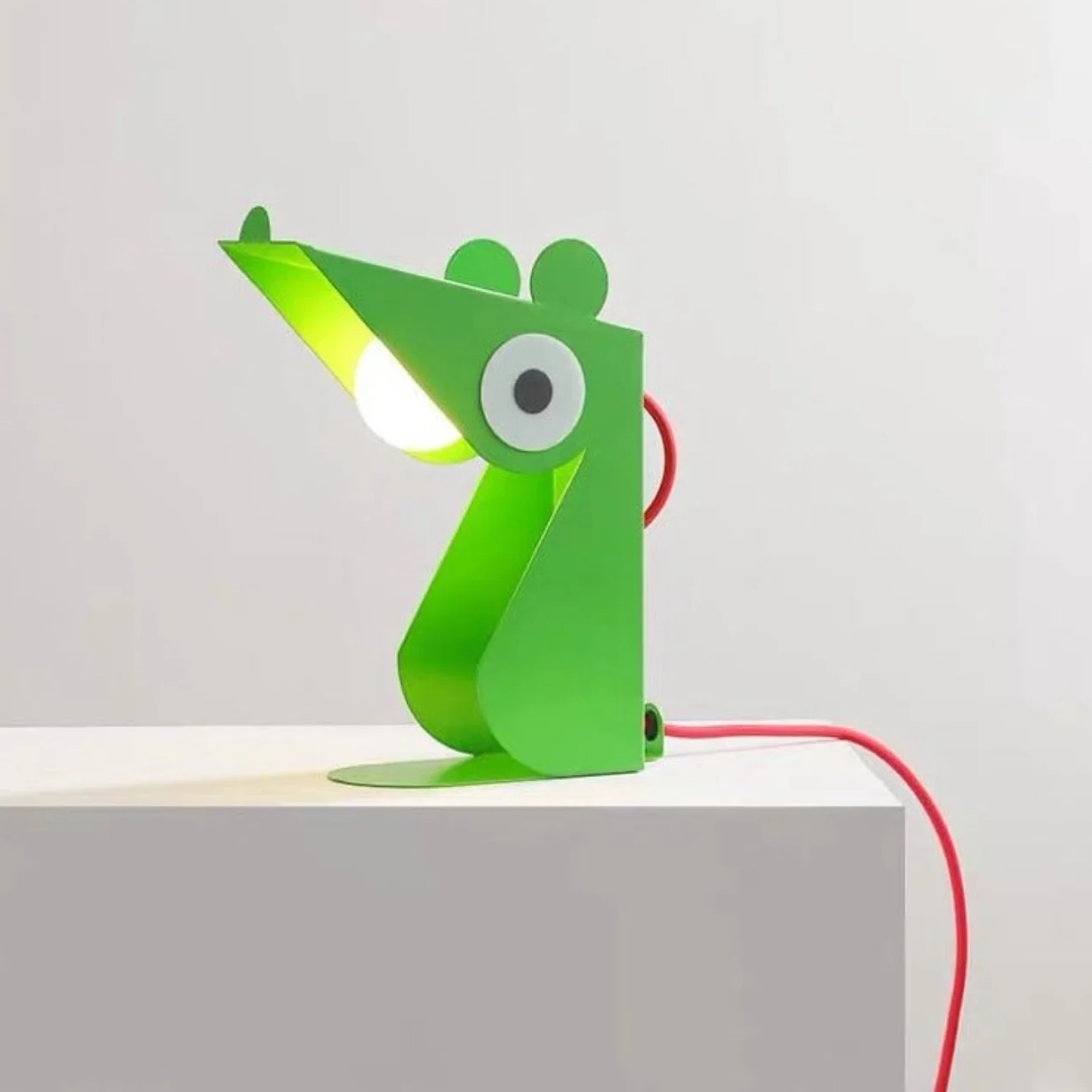 Memphis Mouse Whimsical Desk Lamp – Eclectic Study Light with Full-Spectrum Eye Protection