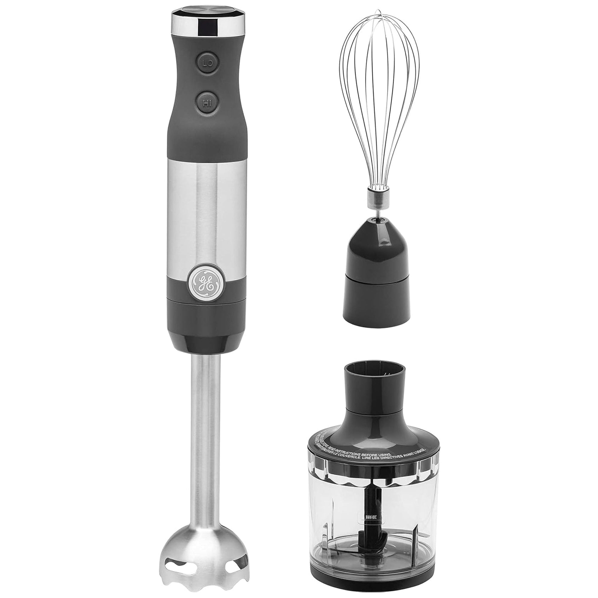 2-Speed 500W Handheld Immersion Blender with Whisk & Jar – Perfect for Smoothies, Shakes & Baby Food