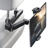 3-in-1 Car Headrest Tablet Holder – Adjustable Backseat Mount for 4.7–11" Devices