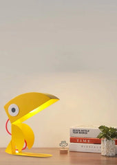 Memphis Cute Parrot Whimsical Desk Lamp – Eclectic Study Light with Full-Spectrum Eye Protection