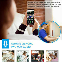 1080P HD WiFi Ring Doorbell Security Camera with Wireless Chime