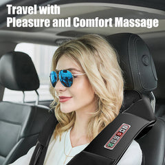 Deep Tissue Kneading Pillow Back, Neck, and Shoulder Massager with Heat