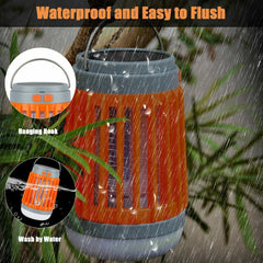 Waterproof Solar-Powered Bug Zapper and Camping Lantern