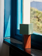 Modern Geometric Memphis Portable Dimmable Lamp - Bauhaus Pivot ATD7 Table Lamp