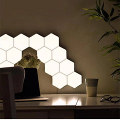 Touch Sensitive Modular Wall Lights, Honeycomb Lighting