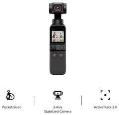 DJI Pocket 2 Creator Combo - 3-Axis Gimbal Stabilizer with 4K Camera, 64MP Photo, and Accessories for Android and iPhone