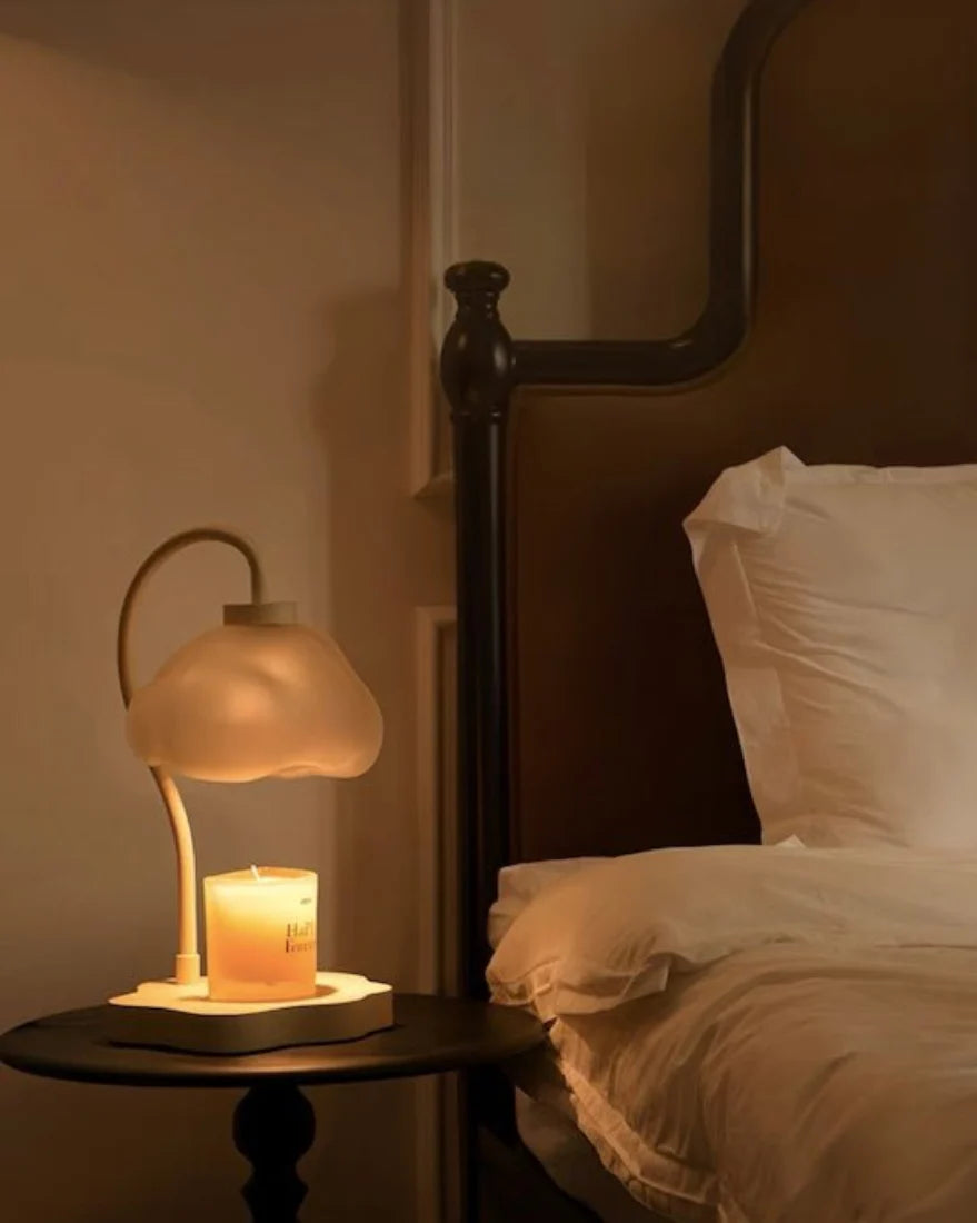 Cute Unique Cloud Candle Warmer Lamp with Timer for Large Candles