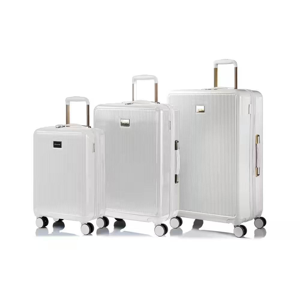 Luxe 28 In.,24 In., 20 In. Hardside Luggage Set with Spinner Wheels (3-Piece)
