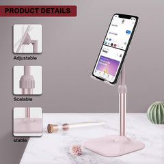 Phone Stand for Desk – Compatible with iPhone, Tablets & All Phones