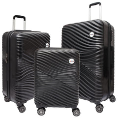 Biggdesign Moods up Black 3-Piece Luggage Set