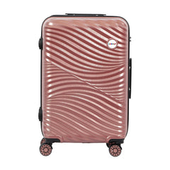 Biggdesign Moods up Hard Luggage Sets with Spinner Wheels, Rosegold, 3 Pcs.