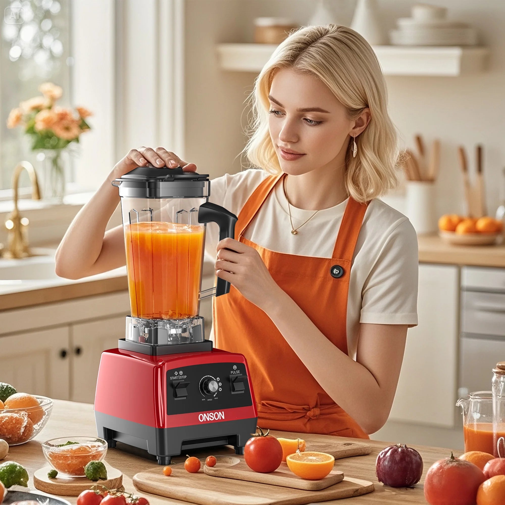 Smoothie Blender, 1800W High-Speed Countertop Blender, 70 Oz Bpa-Free Jar for Shakes, Smoothies, Frozen Drinks & Ice Crushing