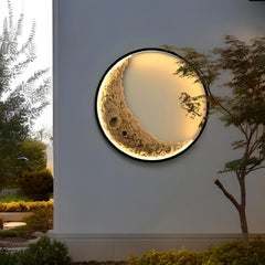 3D Moon Indoor & Outdoor Wall Lamp | Unique Decor Lighting