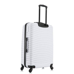 Adly Lightweight Hardside Spinner White 3-Piece Luggage Set 20 In. X 24 In. X 28 In.