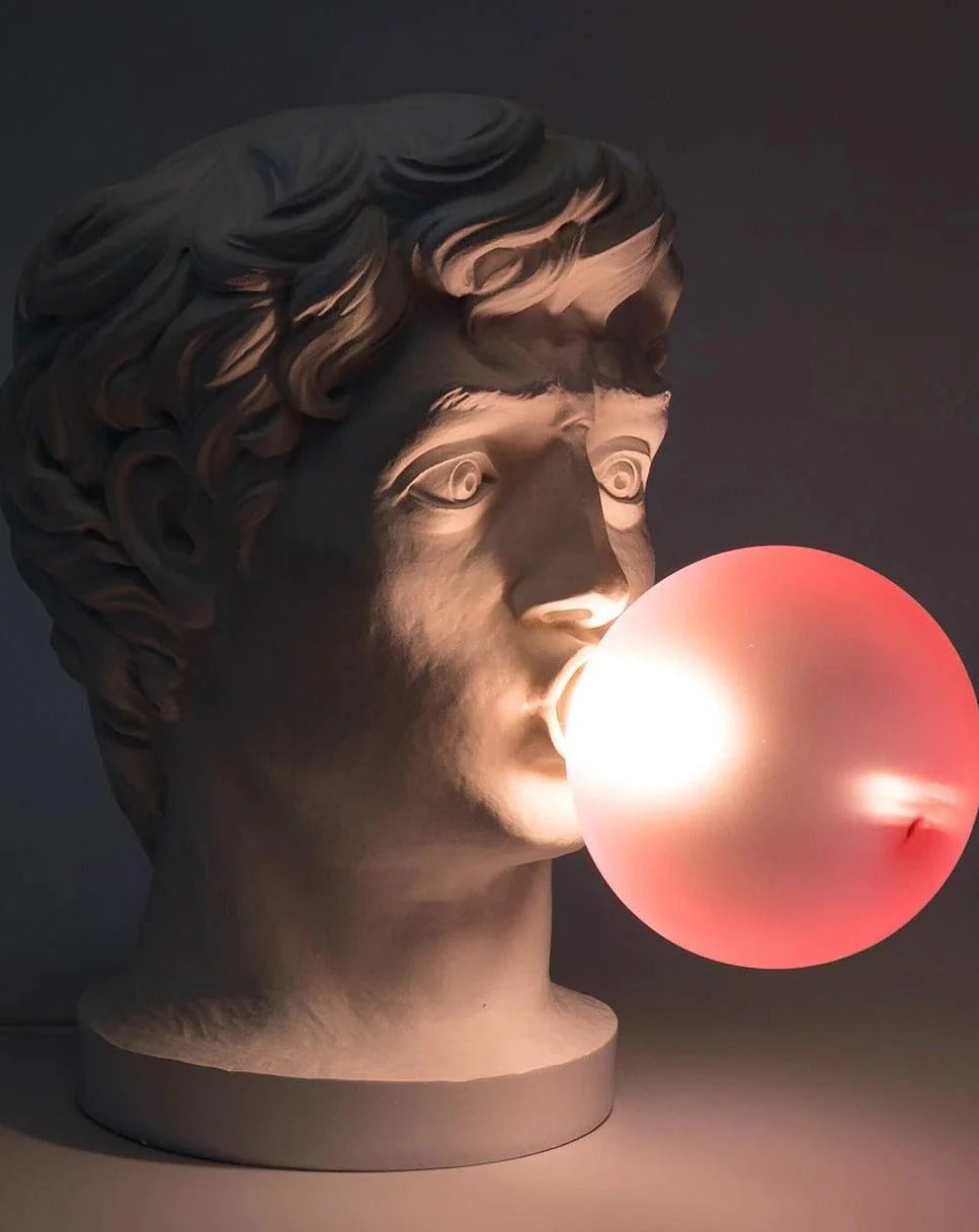 Naughty David Popping Gum Lamp – Cute Modern Designer Bedside Light