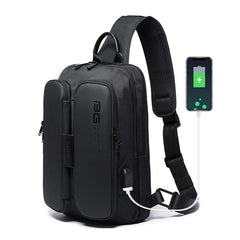 Stylish Multi-Functional USB Tech Shoulder Bag