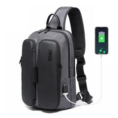 Stylish Multi-Functional USB Tech Shoulder Bag