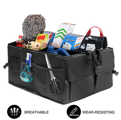 Trunk Cargo Organizer Folding Storage Collapse Bag Bin for Car Truck SUV 40L