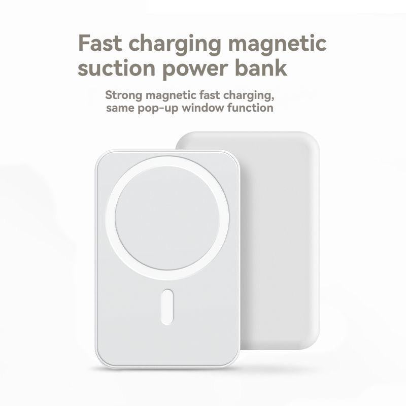 Magsafe 5000Mah Power Bank, Wireless Portable Charger, Fast Charging Magsafe Battery Pack for Iphone 17/16/15/14/13/12/Plus/Pro Max, Compact Device Smartphone Chargeable