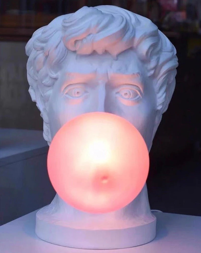 Naughty David Popping Gum Lamp – Cute Modern Designer Bedside Light