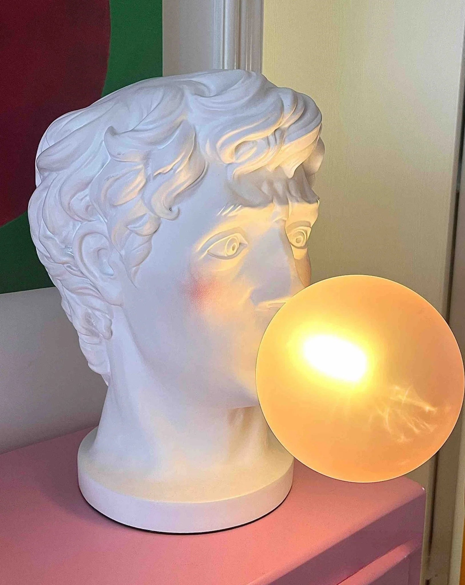 Naughty David Popping Gum Lamp – Cute Modern Designer Bedside Light