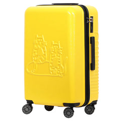 Cats Hard-shell Spinner Luggage Set, Yellow, 3 Pcs.