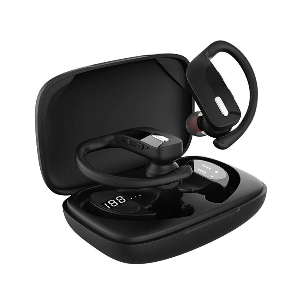 Wireless Stereo Earbuds with Ear Hooks - Bluetooth TWS 5.0 Headset