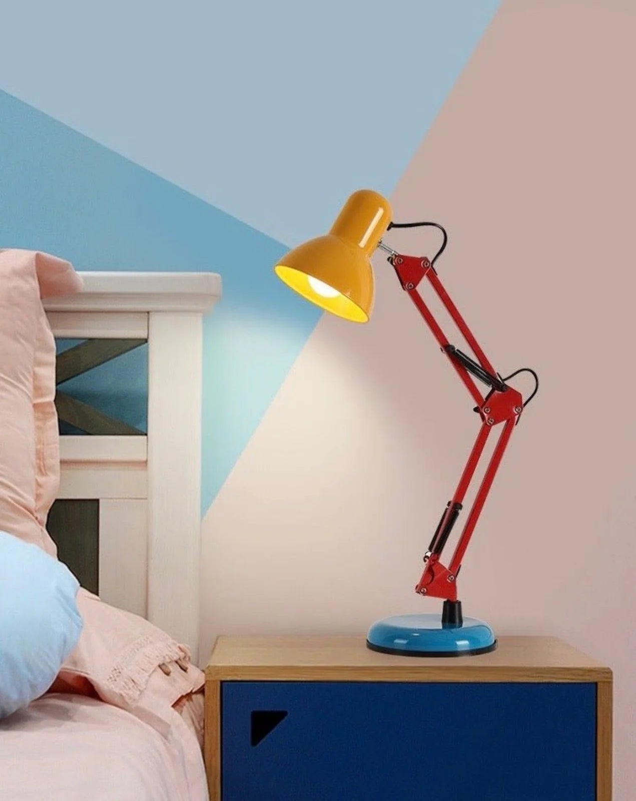 Memphis Retro Table Lamp for Study - Full Spectrum Eye Protection Desk Lamp