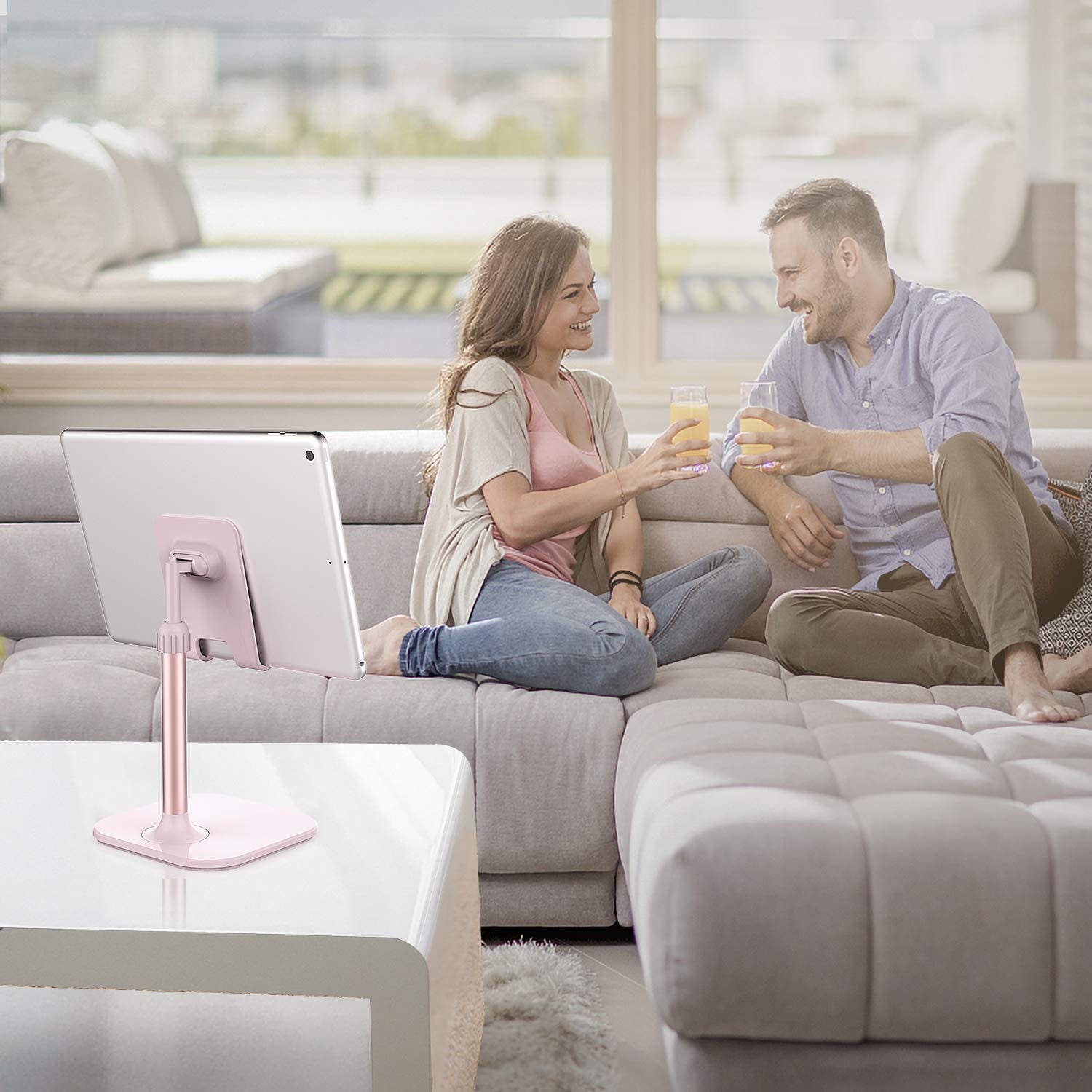 Phone Stand for Desk – Compatible with iPhone, Tablets & All Phones