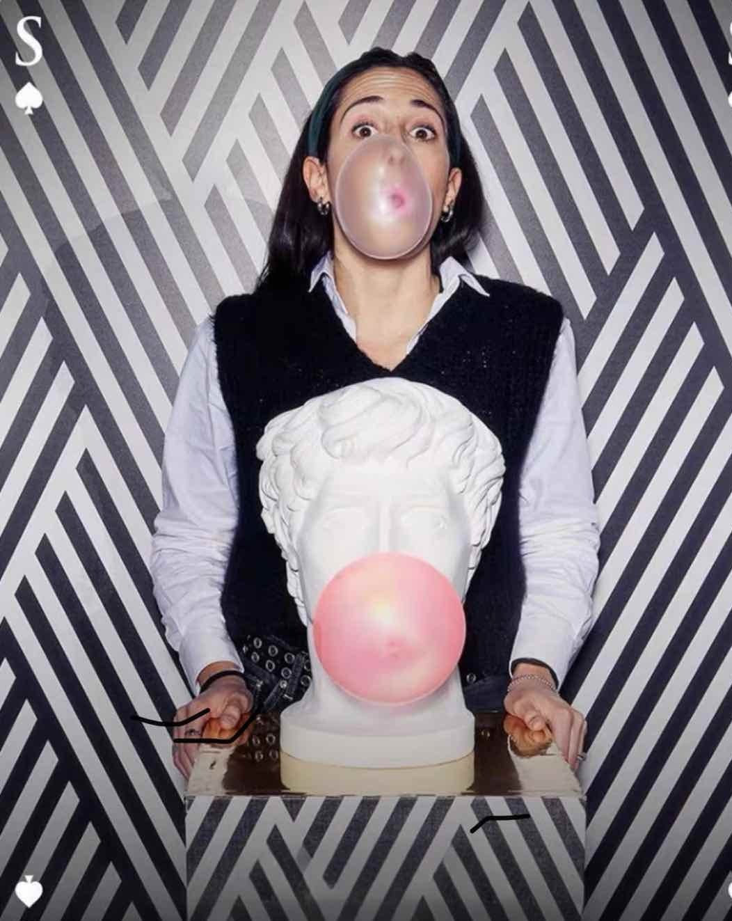 Naughty David Popping Gum Lamp – Cute Modern Designer Bedside Light