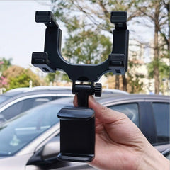 360-Degree Rotating Universal Car Rearview Mirror Mount for GPS and Cell Phones