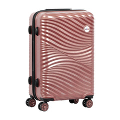 Biggdesign Moods up Hard Luggage Sets with Spinner Wheels, Rosegold, 3 Pcs.