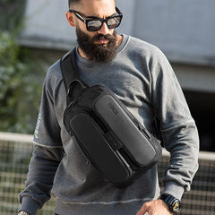 Stylish Multi-Functional USB Tech Shoulder Bag