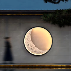 3D Moon Indoor & Outdoor Wall Lamp | Unique Decor Lighting